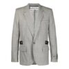 Chaqueta de un solo pecho de la colección primavera-verano 2021, gris