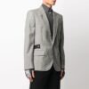 Chaqueta de un solo pecho de la colección primavera-verano 2021, gris