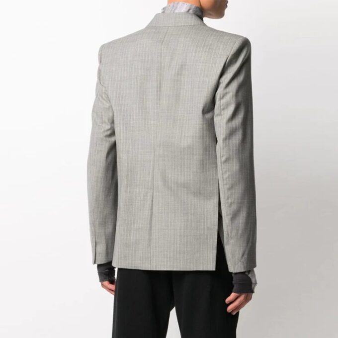 Chaqueta de un solo pecho de la colección primavera-verano 2021, gris