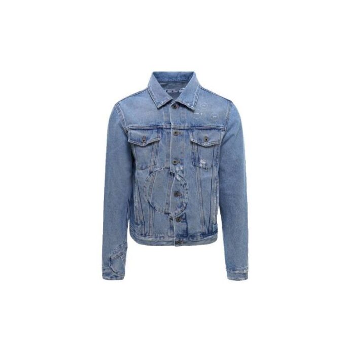 Chaqueta Denim Arrow Twist «Azul cobalto/Blanco»