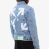 Chaqueta Denim Arrow Twist «Azul cobalto/Blanco»