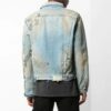 Chaqueta Denim azul con grafitis para hombre de Off-White