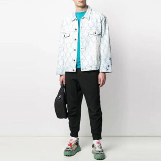 Chaqueta Denim clásica Fence, corte holgado, azul claro