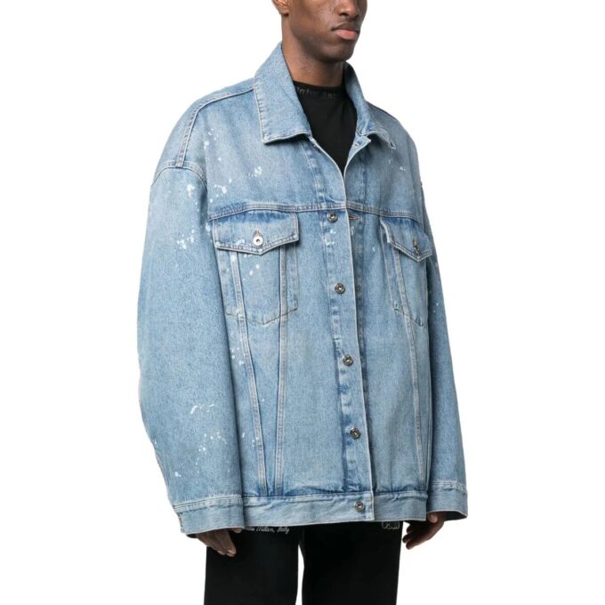 Chaqueta Denim con botones azules «Azul medio»