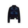 Chaqueta Denim con estampado de Arrows para hombre, color negro, colección Otoño-Invierno 2020