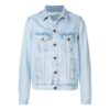 Chaqueta Denim con estampado de logotipo Azul claro