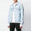Chaqueta Denim con estampado de logotipo Azul claro