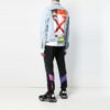 Chaqueta Denim con estampado de logotipo Azul claro