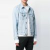 Chaqueta Denim con estampado de logotipo Azul claro