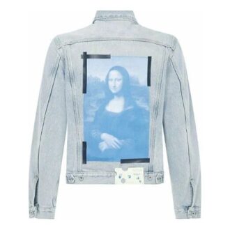 Chaqueta Denim con estampado en la espalda SS21 Azul