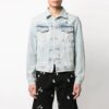 Chaqueta Denim con estampado en la espalda SS21 Azul