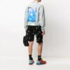 Chaqueta Denim con estampado en la espalda SS21 Azul