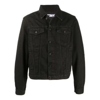 Chaqueta Denim con logo de Arrows para hombre, negra
