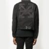 Chaqueta Denim con logo de Arrows para hombre, negra
