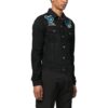 Chaqueta Denim con parche universitario «Negro Azul»