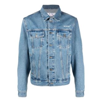 Chaqueta Denim con rayas diagonales