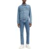 Chaqueta Denim con rayas diagonales