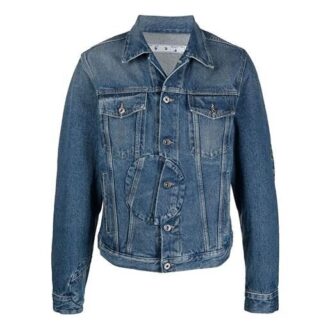 Chaqueta Denim con solapas FW21, versión azul