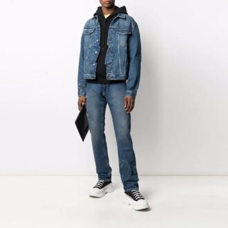 Chaqueta Denim con solapas FW21, versión azul