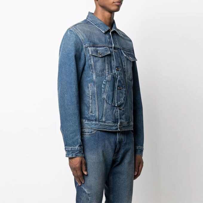 Chaqueta Denim con solapas FW21, versión azul