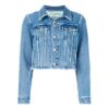 Chaqueta Denim corta Off-White C/O Virgil Abloh Blue Flower Shop Azul