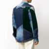 Chaqueta Denim de diseño patchwork para hombre azul FW20