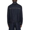 Chaqueta Denim de skate con logotipo de los 90 «Raw Blue Gold»