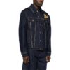 Chaqueta Denim de skate con logotipo de los 90 «Raw Blue Gold»