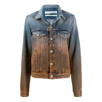 Chaqueta Denim degradada, versión entallada