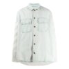 Chaqueta Denim estampada Azul vaquero