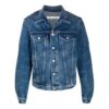 Chaqueta Denim estampada FW20 para hombre, azul marino