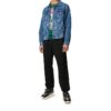 Chaqueta Denim estampada FW20 para hombre, azul marino