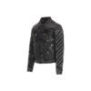 Chaqueta Denim estampada Off-White para hombre, temporada primavera-verano 2022, color negro