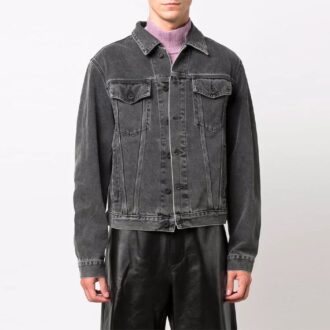 Chaqueta Denim FW21, versión entallada, gris