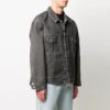 Chaqueta Denim Off-White para hombre SS21, versión estándar, gris