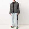 Chaqueta Denim Off-White para hombre SS21, versión estándar, gris
