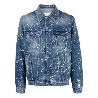 Chaqueta Denim Paint Skate «Azul»
