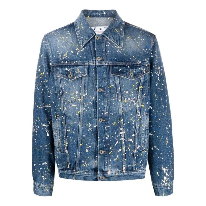 Chaqueta Denim Paint Skate «Azul»