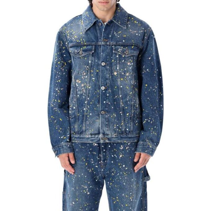 Chaqueta Denim Paint Skate «Azul»