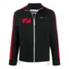 Chaqueta deportiva casual con cremallera y estampado Micro Mark de Off-White x Theophilus London, color negro