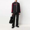 Chaqueta deportiva casual con cremallera y estampado Micro Mark de Off-White x Theophilus London, color negro