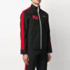 Chaqueta deportiva casual con cremallera y estampado Micro Mark de Off-White x Theophilus London, color negro