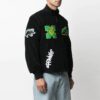 Chaqueta deportiva casual con logotipo bordado, colección primavera-verano 2021, versión negra