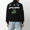 Chaqueta deportiva casual con logotipo bordado, colección primavera-verano 2021, versión negra