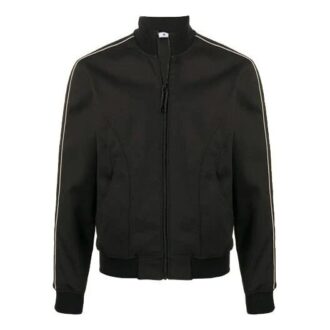 Chaqueta deportiva con apliques FW20 para hombre, color negro