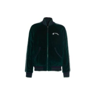 Chaqueta deportiva con apliques para hombre FW20, verde
