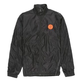 Chaqueta deportiva con cremallera y cinta industrial