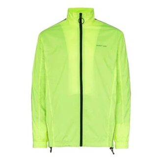Chaqueta deportiva de pista amarillo fluorescente Chaqueta deportiva de pista amarillo fluorescente