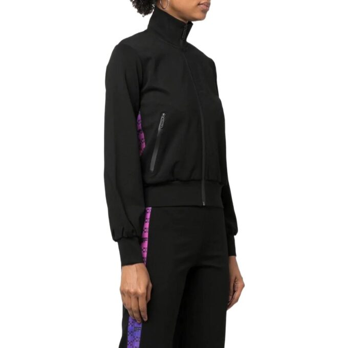 Chaqueta deportiva Off-White con banda monograma «Black»