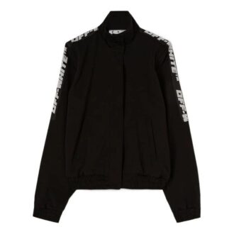 Chaqueta deportiva Off-White con cinta con el logotipo «Negro»